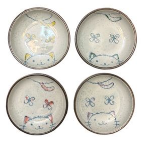 🐰 Mino Ware Hand Painted Dish/Trinket Tray 🐾💞